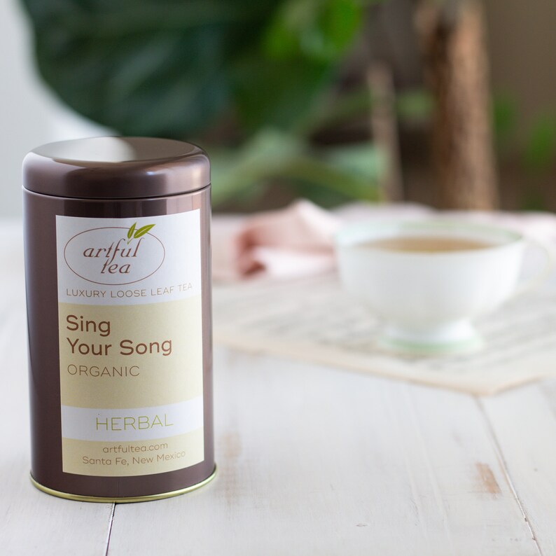 Sing Your Song Organic Herbal Tea 7 oz. Kraft Bag Etsy