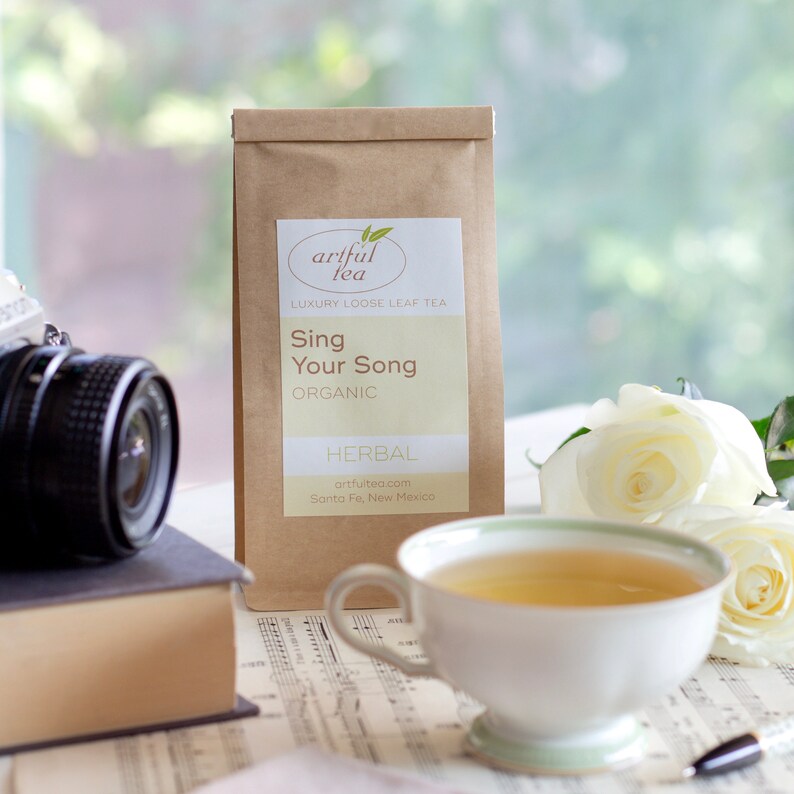 Sing Your Song Organic Herbal Tea 7 oz. Kraft Bag Etsy