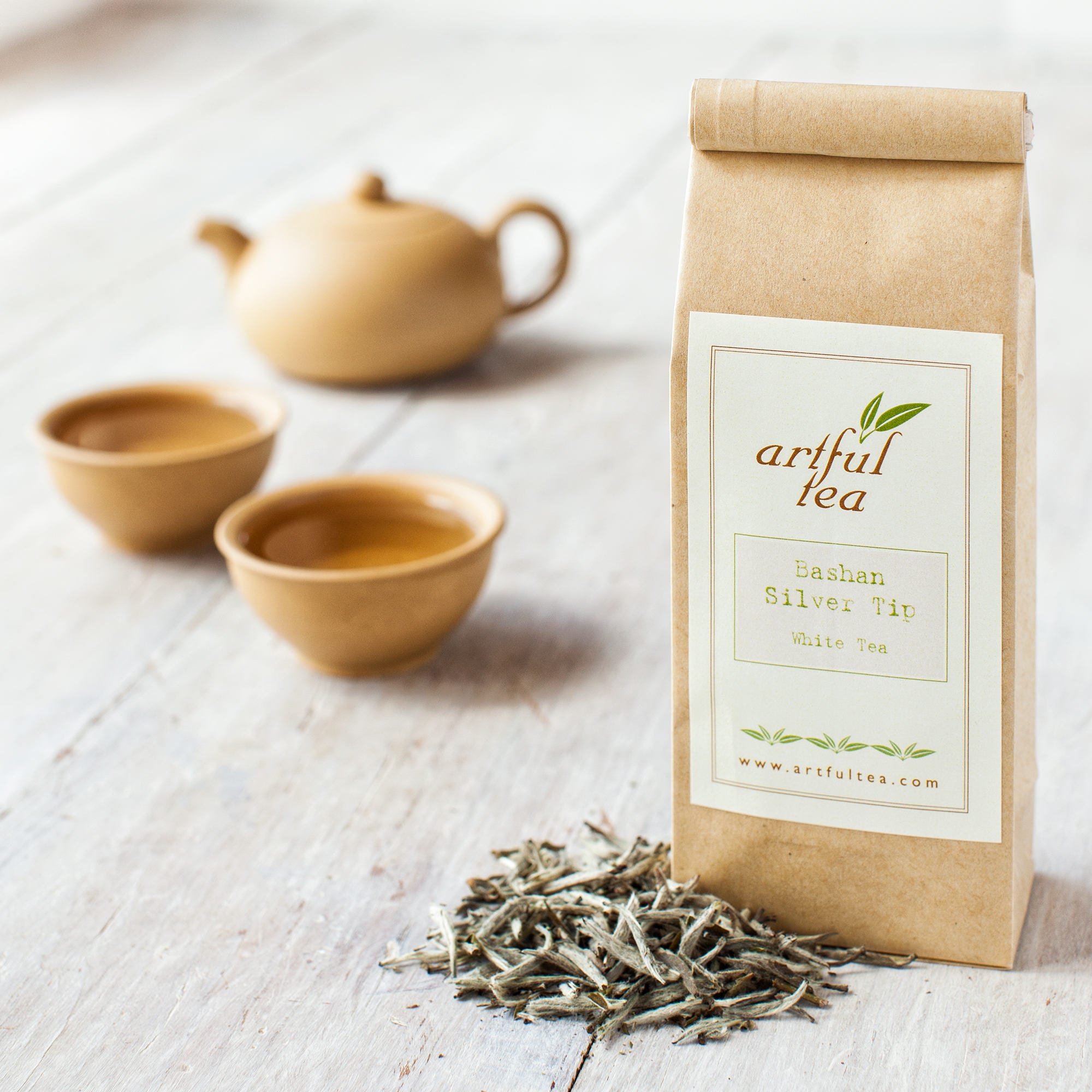 Bashan Silver Tip White Tea 2 oz. Kraft Bag Luxury Loose Etsy