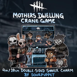 MUERTO A LA LUZ DEL DÍA: Amuleto de doble cara Shaker de 10 cm (4 pulgadas) / Juego de la grúa de la Morada de la Madre