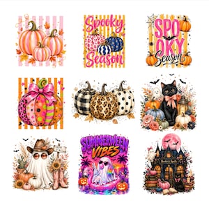 Halloween Trending Png Bundle, Waiting for Halloween Png, Summerween Ghost Png, Trendy Halloween Lover Shirt Design, Funny Fall Png
