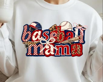 Baseball Mama PNG, Sports Mom Shirt Design, Baseball Bow Bat PNG, Game Day Mama Sublimation, Trendy Baseball Mom PNG (Digital Download)