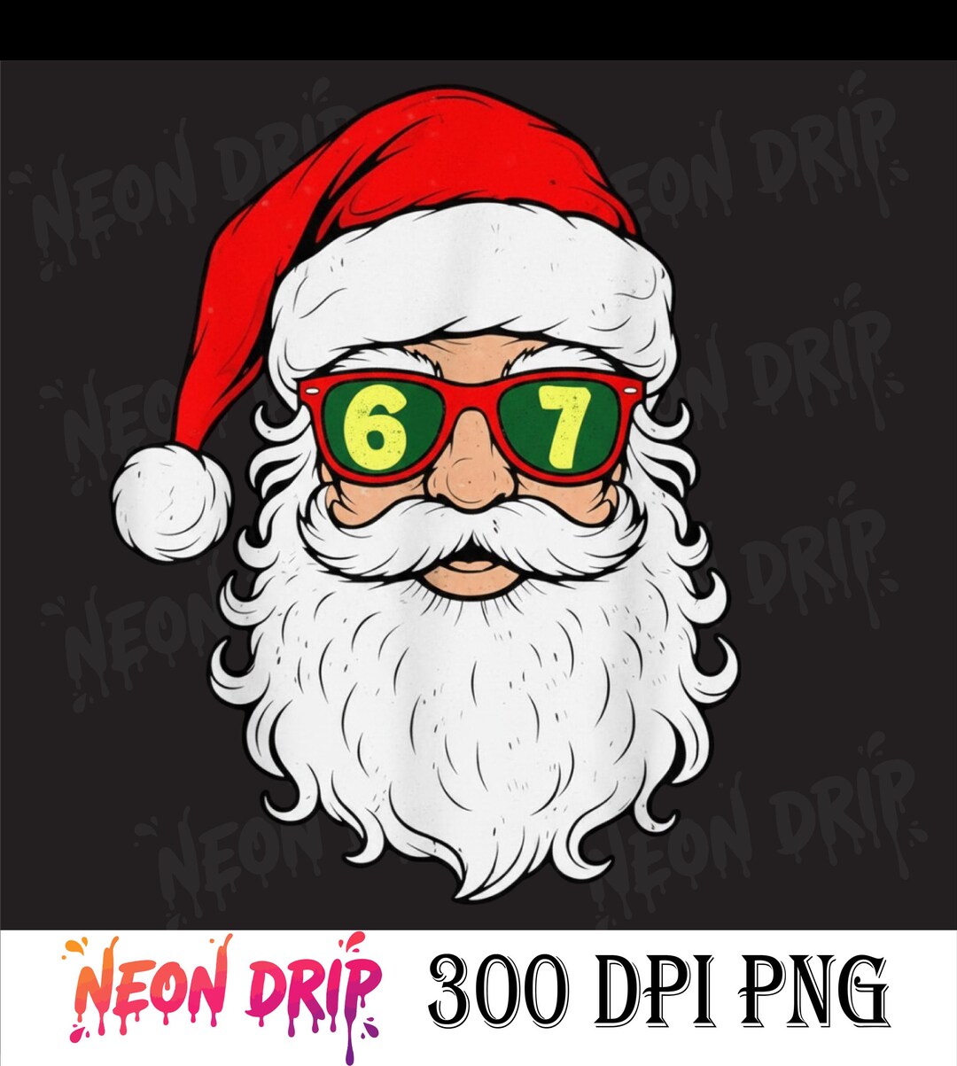 Santa 67 Funny Xmas 67 Png, Santa 67 Png, Funny Christams 67 Png, Six Seven Png ...