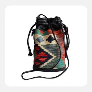 Kilim Drawstring Bag - Etsy display picture 1