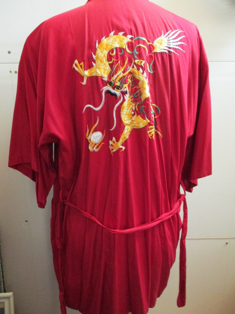 men's dragon robe