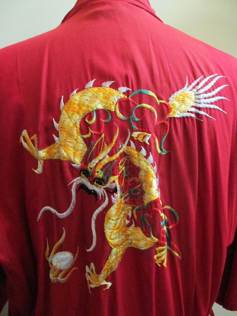 men's dragon robe