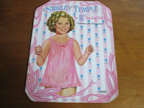 shirley temple paper dolls