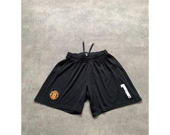 Adidas Manchester united football soccer shorts mens size M black