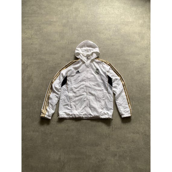 Adidas Real Madrid Windstopper Windbreaker Full Zip Jacket Size L