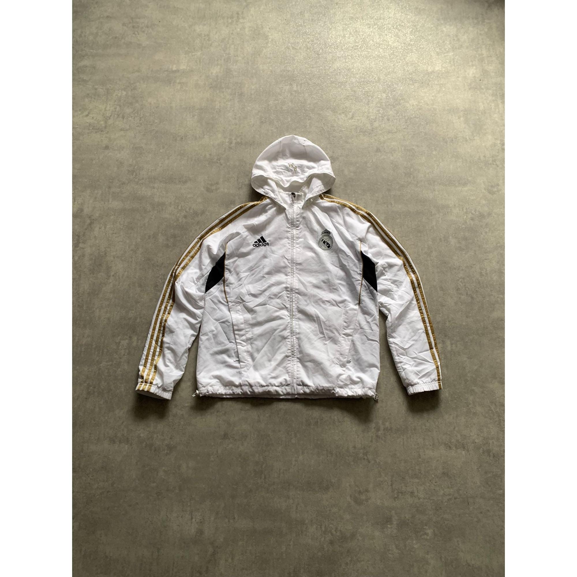 Adidas Real Madrid Windstopper Windbreaker Full Zip Jacket Size L