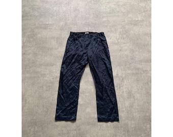 Pantalón ultraligero de poliéster para mujer de Acne Studios, talla 34, azul marino