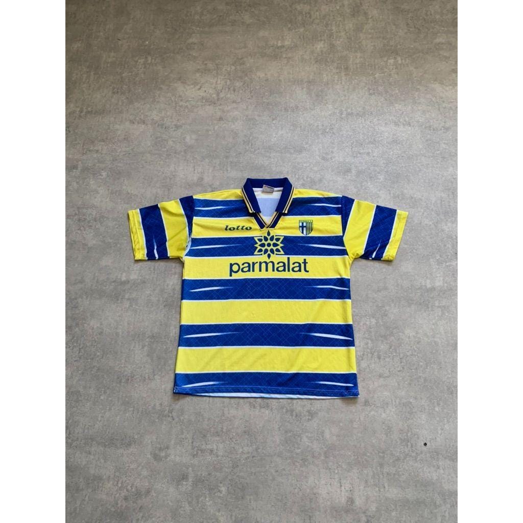 Calcio Italia Lotto AC Parma 1998-99 Home Kit Soccer Jersey T