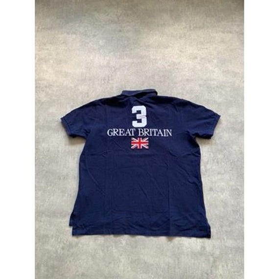 Polo Ralph Lauren Great Britain Big Pony T-shirt Blue Navy Mens