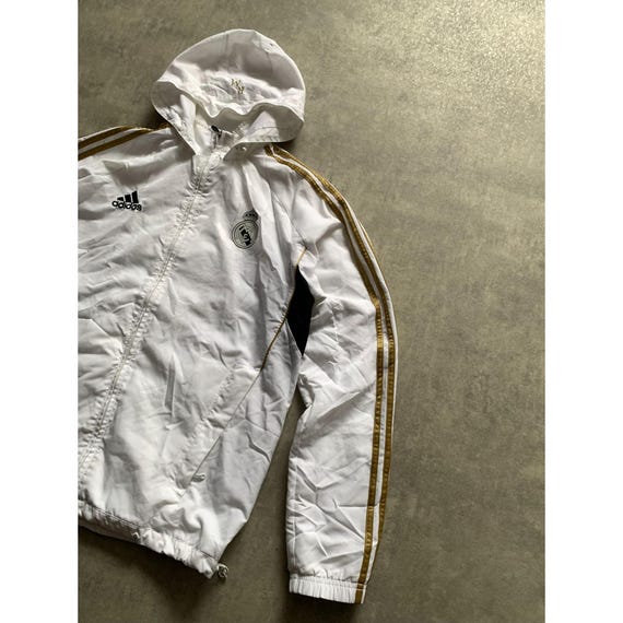 Adidas Real Madrid Windstopper Windbreaker Full Zip Jacket Size L