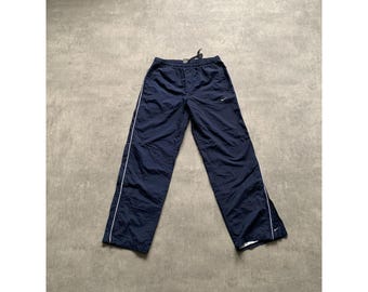 Nike Nylon Y2K Striped Track Pant Joggers Trousers Mens Size XL