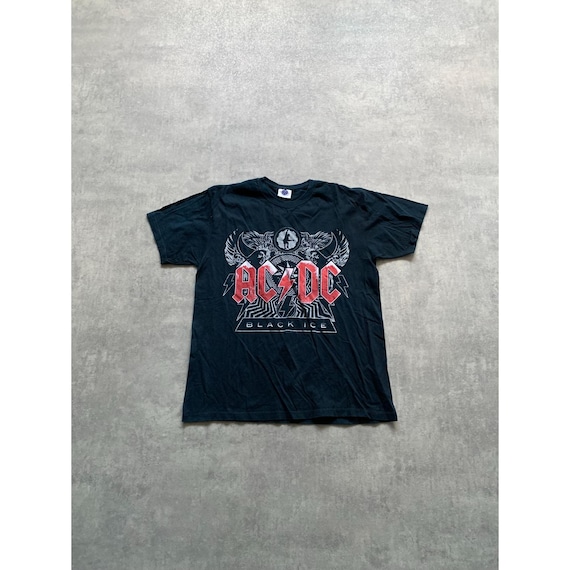 AC DC Black Ice Rock Music T-shirt Mens Size L Starworld - Etsy