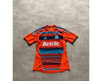 Adidas olympique de marseille 3Rd Football Shirt jersey masculino tamanho S laranja