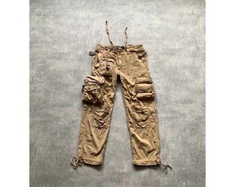 Polo Ralph Lauren cargo multipocket pant trousers size 32/30 brown