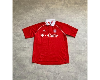 FC Bayern Munchen Retro 1974 Germany Soccer Jersey - 100% Cotton