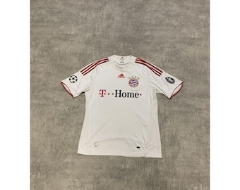 Maglia da calcio Adidas Bayern Monaco, taglia M, bianca, da uomo