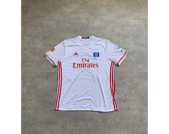 90s~00s adidas hamburg game shirt ユニ Hamburg Home football shirt 1992 Soccer Adidas #15 Jersey Template