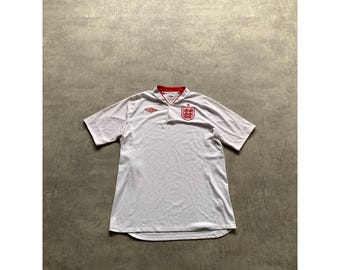 Umbro England Jersey T-shirt Football Soccer Mens Size XL Blue - Etsy