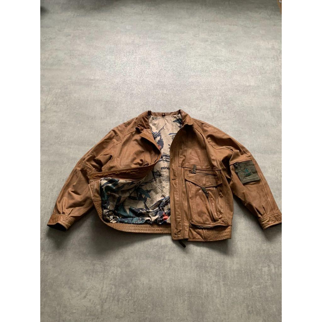 ジャケット・アウター archive multi pocket Leather jacket y2k il_fullxfull.7244081250_5cfs.jpg