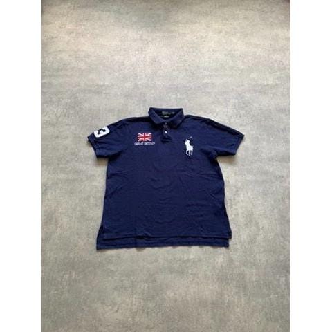 Polo Ralph Lauren Great Britain Big Pony T-shirt Blue Navy Mens
