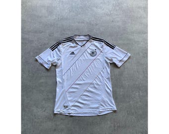 Koszulka męska adidas deutscher fussball bund niemcy w rozmiarze M, biała