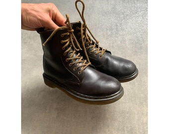 Vintage Doc Martens Women Size 5 Brown Leather Shoes - Etsy display picture 1