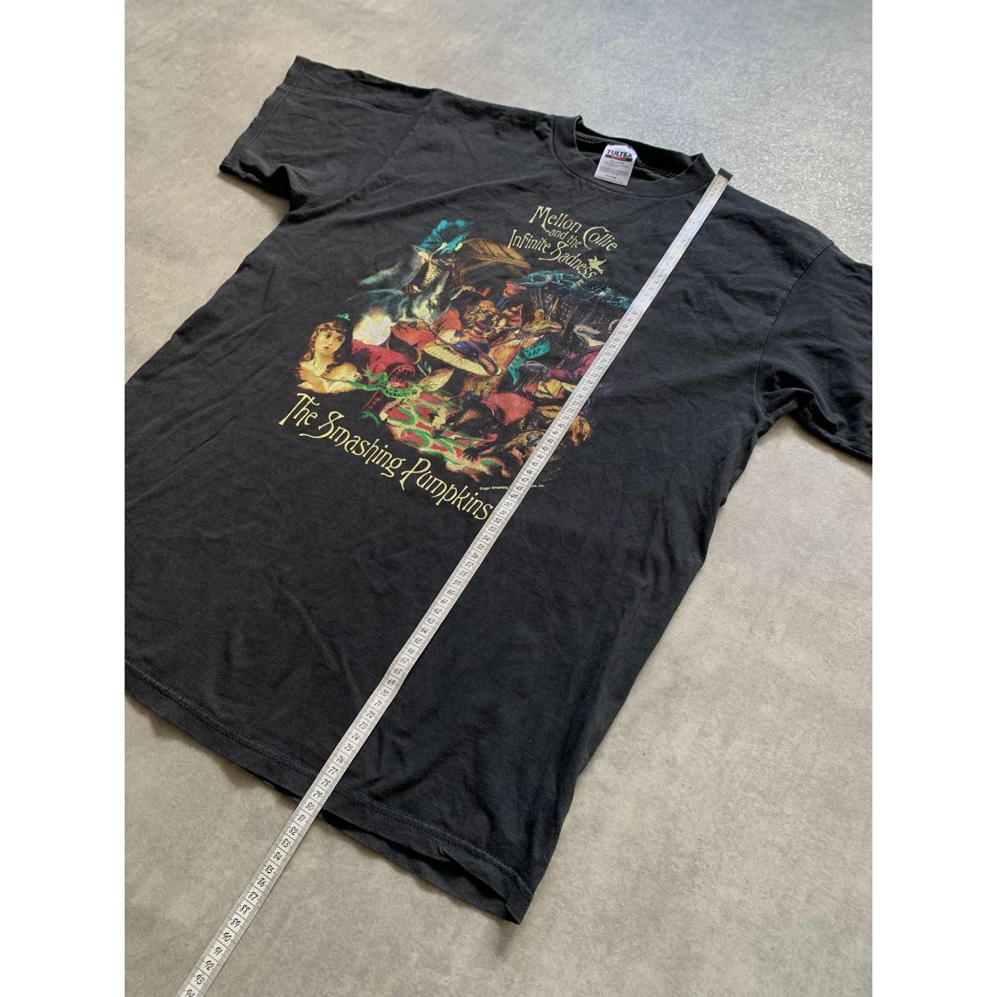 Tultex Maglietta Vintage Smashing Pumpkins 1996 Mellon Collie 