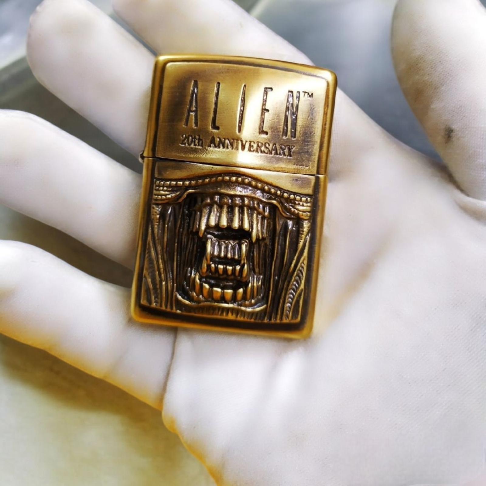 Alien 20th Anniversary Zippo Lighter – Limited Edition Brass 3D