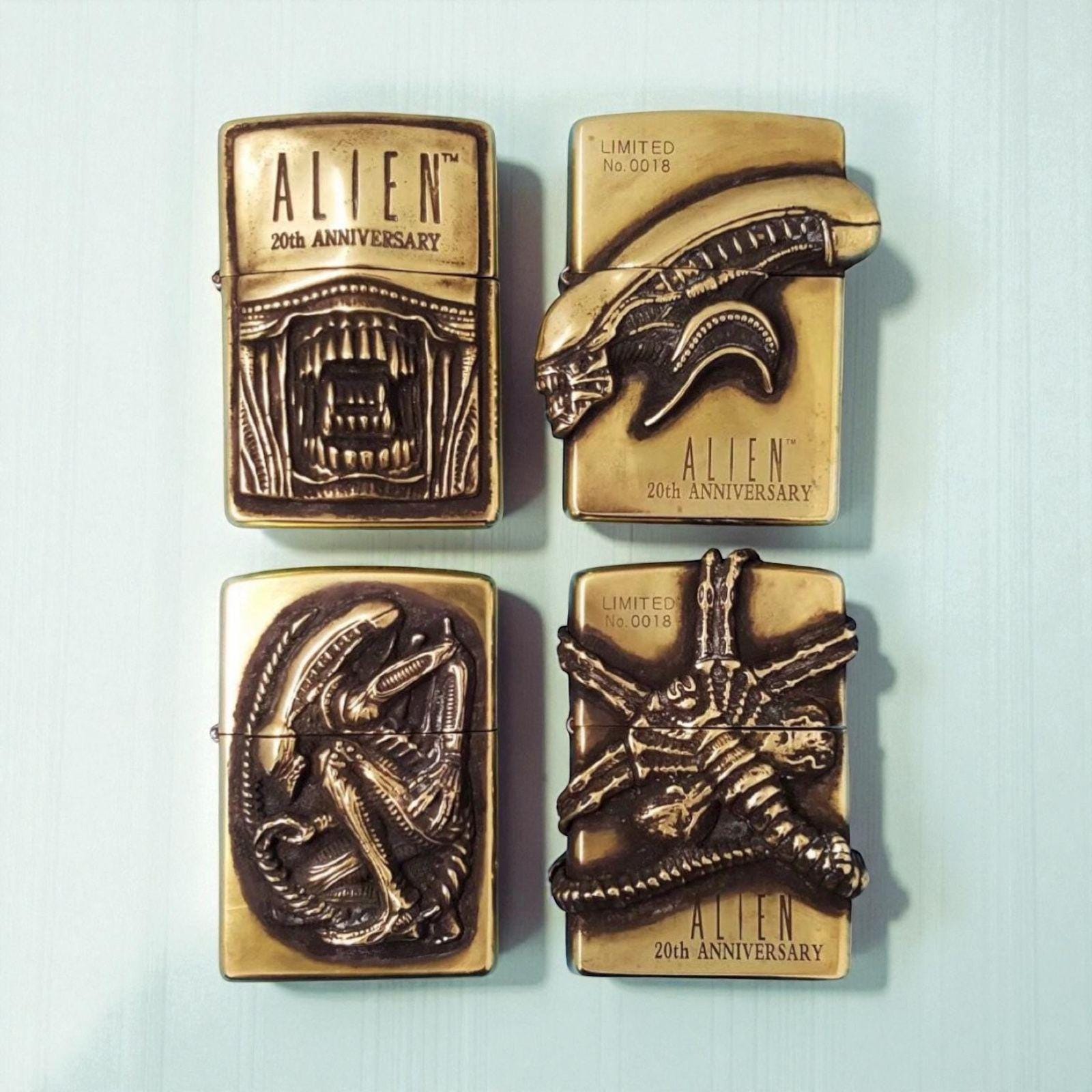 ZIPPO/ジッポー ALIEN/エイリアン 20th ANNIVERSARY Alien 20th Anniversary Zippo Lighter – Limited Edition Brass 3D