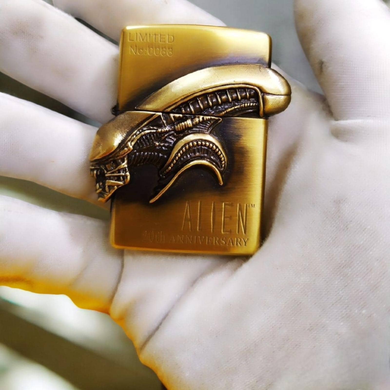 Alien 20th Anniversary Zippo Lighter – Limited Edition Brass 3D