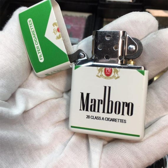 Marlboro Zippo Lighter – Classic Cigarette Pack, Windproof USA