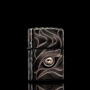 Mystic Eye Zippo Lighter – Premium Windproof Metal Lighter | 3 Unique Designs & Colors | Gift for Collectors Men
