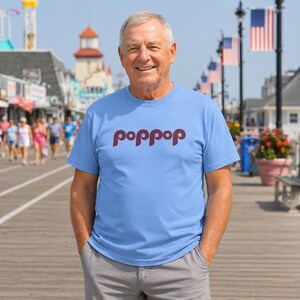 Personalized Philly Baseball T shirt - Dad, Poppop, Brother, Uncle, Your Name - Philly Gift image 3