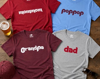 Personalized Philly Baseball T shirt - Dad, Poppop, Brother, Uncle, Your Name - Philly Gift