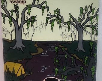 1x Foil Altered Art Swamp - Etsy