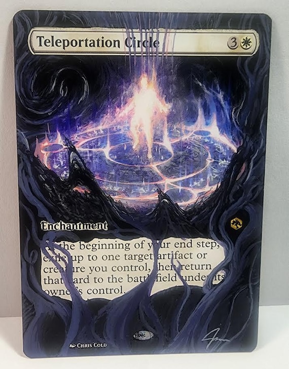 mtg cards like teleportation circle Amazon.com: Four Knights: MTG TCG Starter Collection Commander EDH Booster  Box 500+ Assorted Cards with Rares, Foils, and Mythic Compatible with Magic  : Toys & Games main image 1