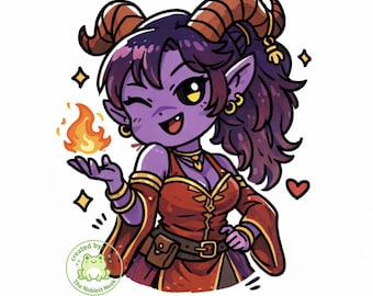 Custom DnD RPG Character Portrait | Fantasy Doodle Art | Original OC Drawing | PFP Character Commission