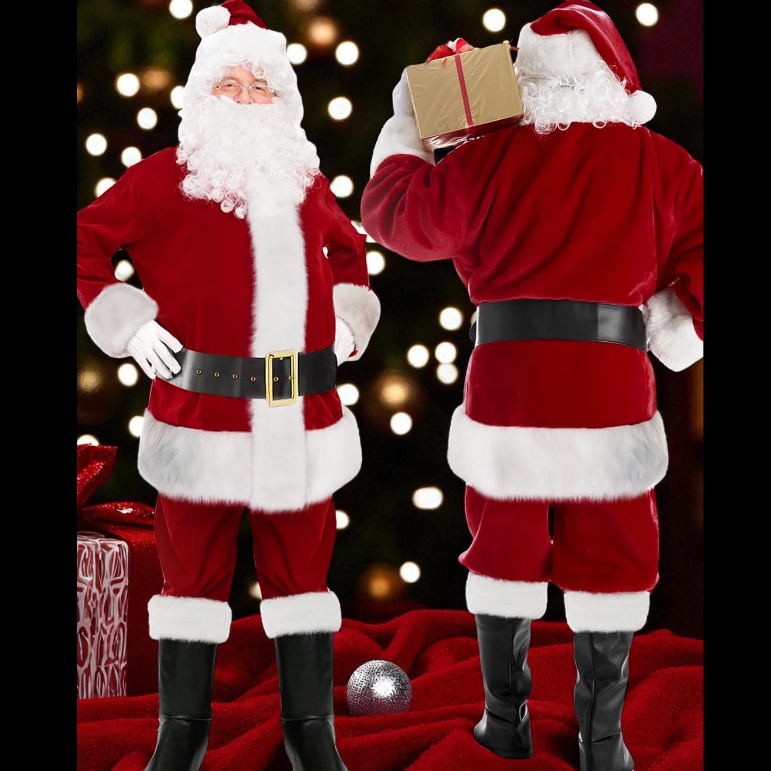 Christmas Santa Santa Suits For Sale Amazon Santa Claus Costumes