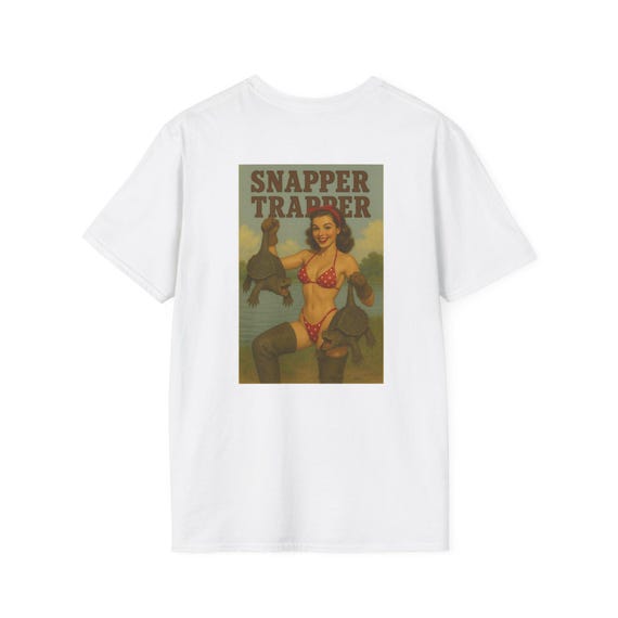 Wildman & Snapper Trapper Unisex Softstyle T-Shirt, Vintage Graphic Tee, Retro Shirt, Casual Wear, Gift for Outdoorsy Friends