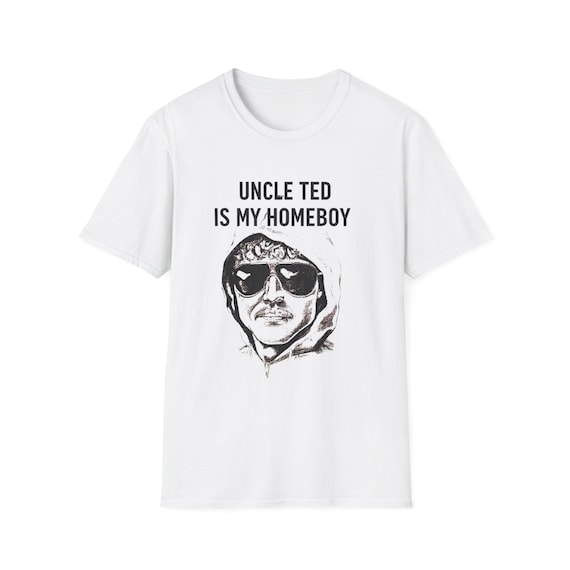 Unisex Softstyle T-Shirt with Uncle Ted Design, Vintage Style Tee, Funny Gift for Friends, Casual Wear, Patriotic T-Shirt, 4th of July Shirt