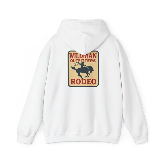 Wild West Rodeo Unisex Hooded Sweatshirt | Casual Layer for Riders | Gift for Cowboy Fans, Rodeo Lovers, Western Style