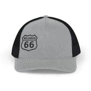 Vintage-Inspired Snapback Trucker Cap | Embroidered Route 66 Hat, Outdoor Cap, Gift for Travelers, Summer Accessory, Road Trip Gear