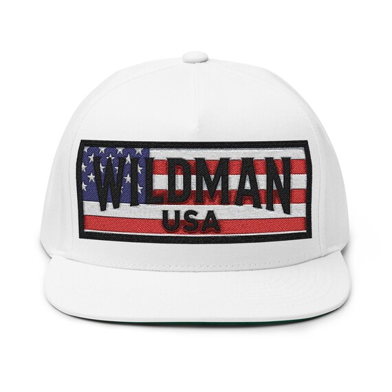 Wildman USA Embroidered Flat Bill Cap | Stylish Streetwear Hat | Gift for Outdoors Enthusiasts | Summer Fashion Accessory, Casual [...]