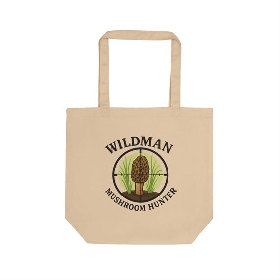 Wildman Mushroom Hunter Eco Tote Bag | Perfect for Nature Lovers, Farmers Markets, Sustainable Shopping, Gifts for Foragers, Outdoor [...]