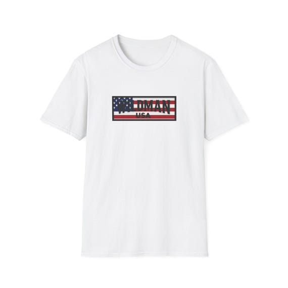 Patriotic Unisex Softstyle T-Shirt, USA Flag Tee, Casual Wear, Independence Day Gift, Unisex Shirt, Everyday Comfort