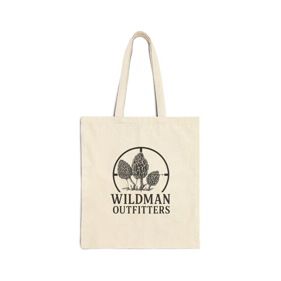 Wildman Outfitters Cotton Canvas Tote Bag | Eco-Friendly Shopping Bag, Reusable Grocery Tote, Everyday Carryall, Gift for Nature Lovers